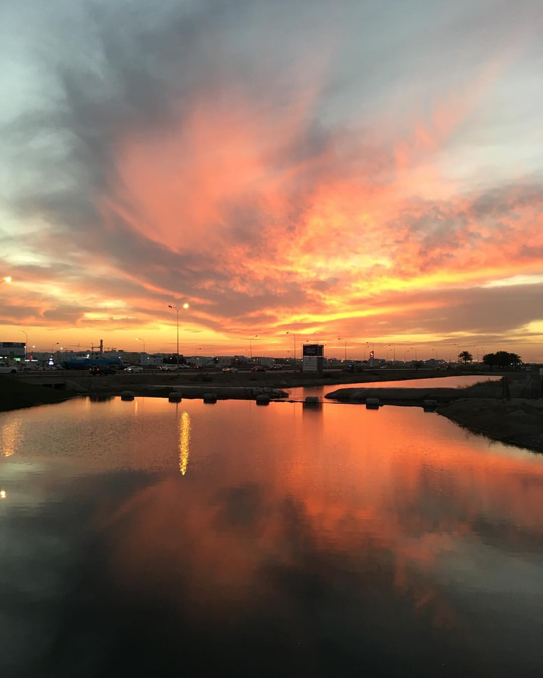 1080x1349, 69 Kb / Дубаи, закат, небо, красное, прекрасно