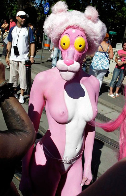 500x773, 87 Kb / розовая, пантера, косплей