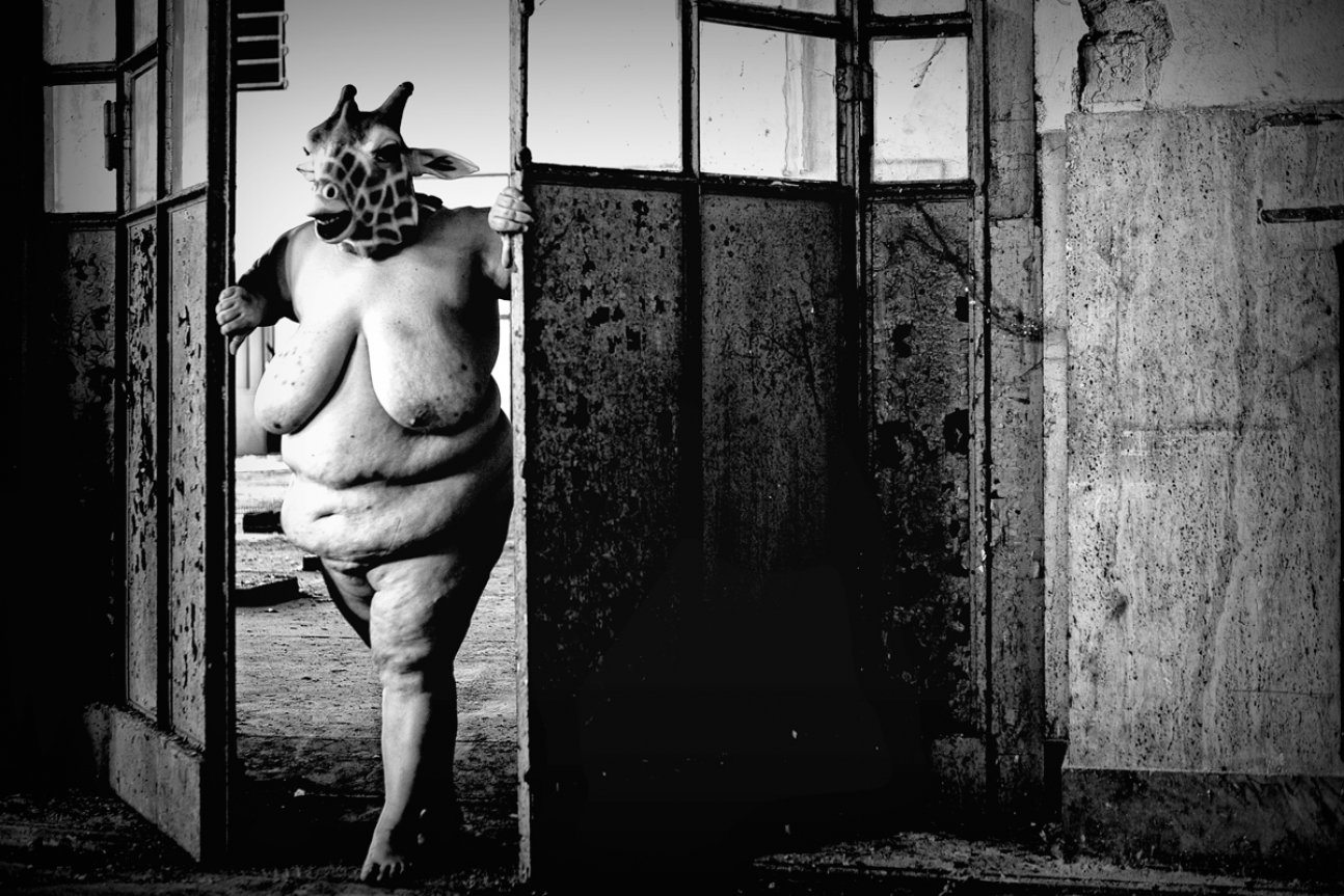 1294x863, 225 Kb / жираф, маска, жируха