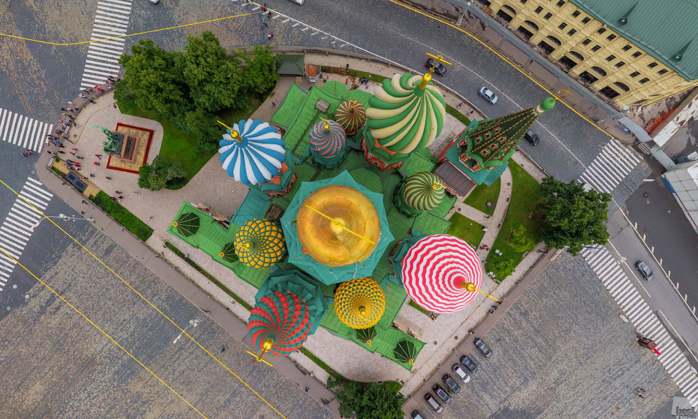 1370x822, 350 Kb / покровский собор, москва, купола, церковь, красная площадь