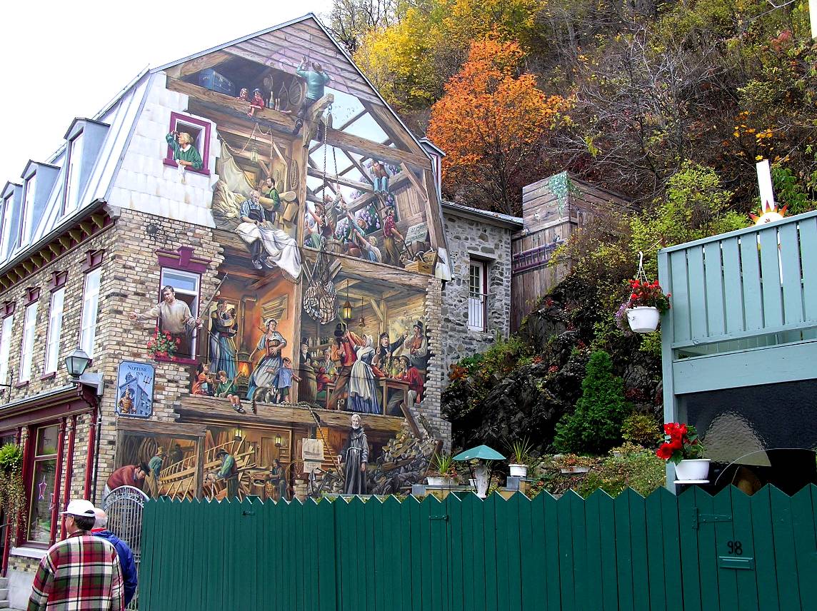 1144x856, 274 Kb / квебек, канада, забор, граффити