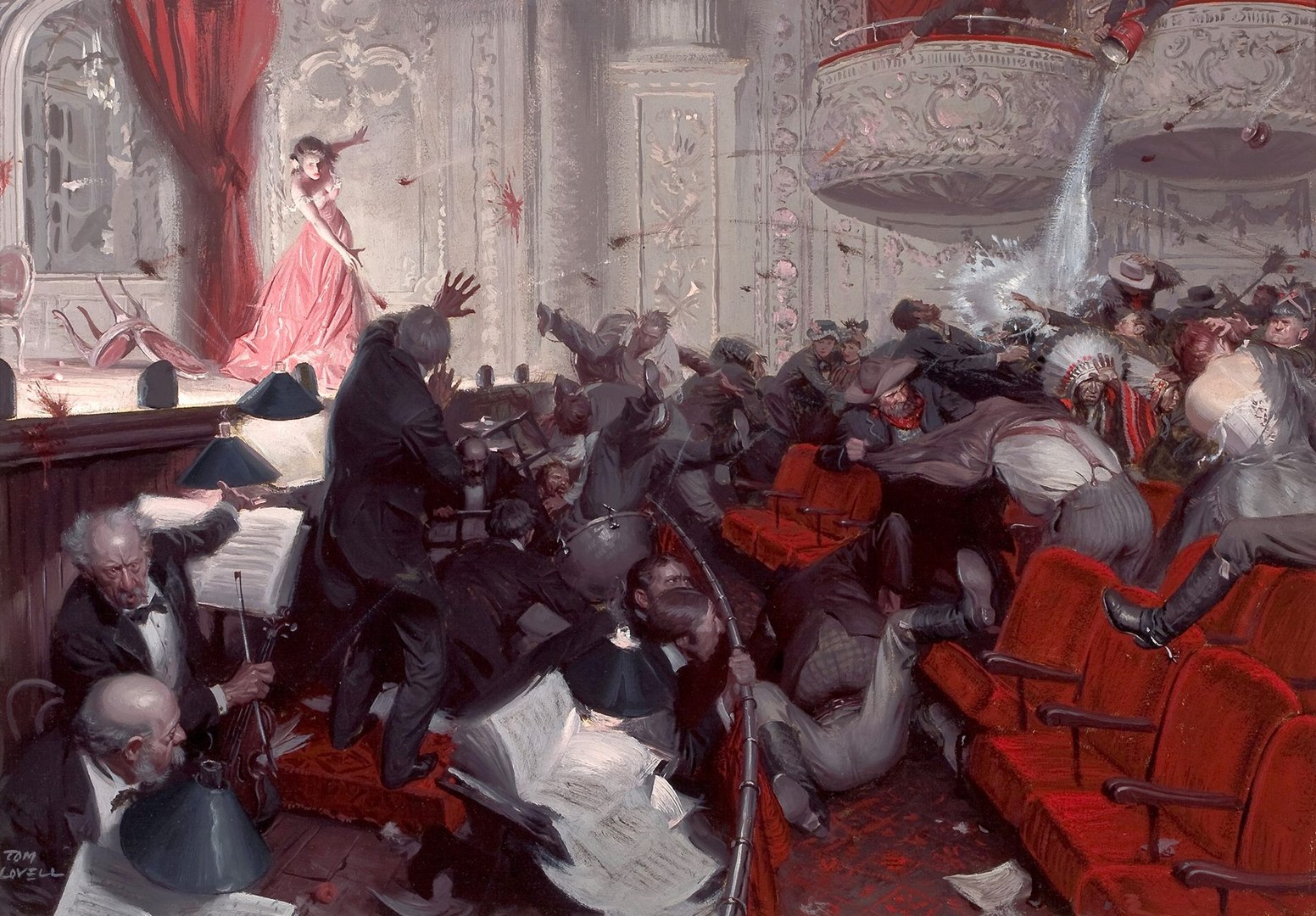 1552x1080, 393 Kb / выступление, помидоры, Дикий, Запад, Tom, Levell