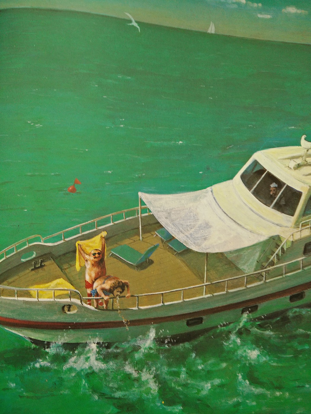 1052x1402, 394 Kb / яхта, морская болезнь, рвота