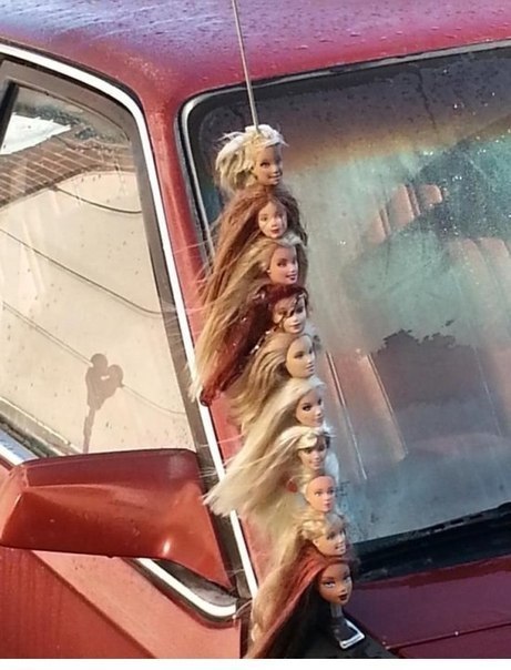 461x604, 61 Kb / автомобиль, барби, кукла, антенна