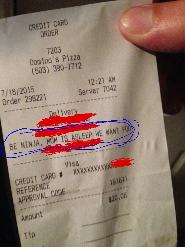 720x960, 161 Kb / ниндзя, пицца, чек