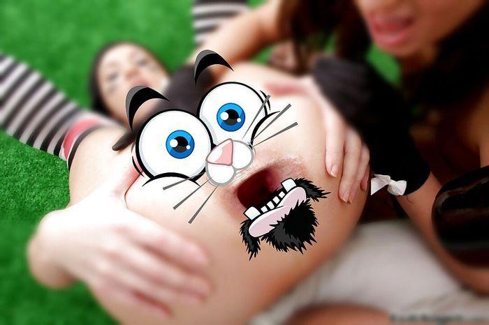 700x466, 41 Kb / жопа, морда, чулки, рисунок