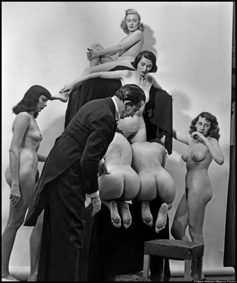 755x903, 79 Kb / ч/б, сальвадор дали, попы