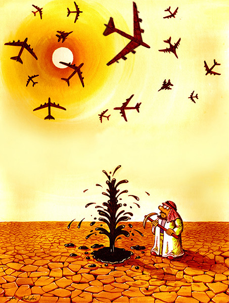 453x600, 138 Kb / кирка, фонтан, нефть, самолёты, пустыня, вьются, араб, Ali, Shalali