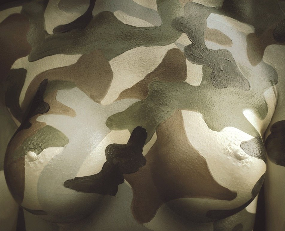 952x772, 130 Kb / бодиарт, камуфляж