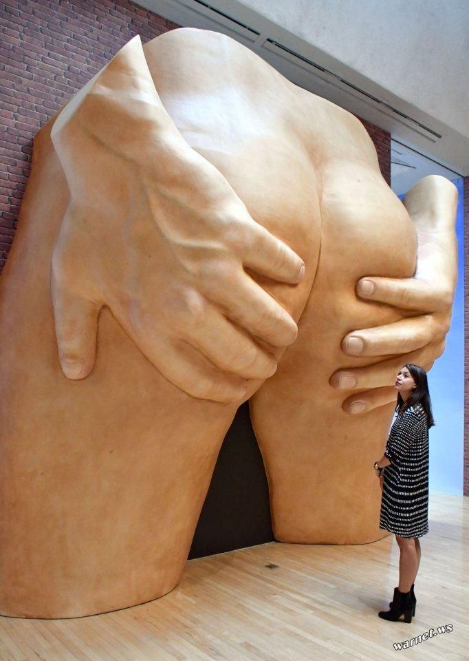 682x960, 81 Kb / жопа, руки, hello.jpg, современное искусство