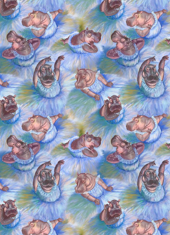 694x960, 116 Kb / бегемоты, балет, пачки, балерины