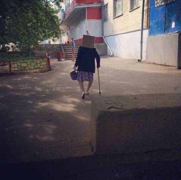 600x595, 38 Kb / бабка, коробка, картон