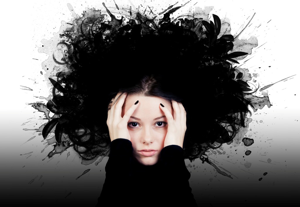 1024x706, 170 Kb / белое, черное, взрыв, краска, следы, лицо, руки