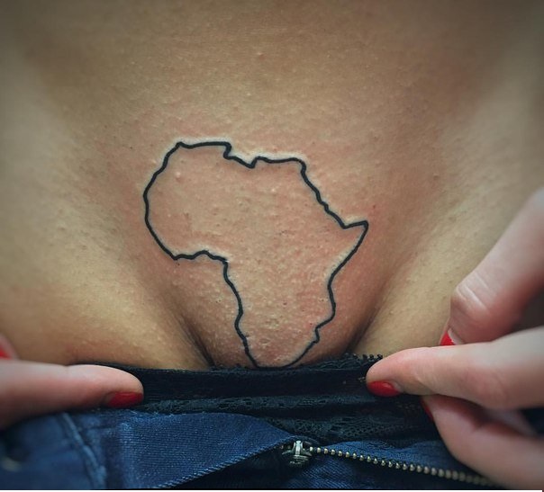 604x547, 71 Kb / лобок, тату, африка