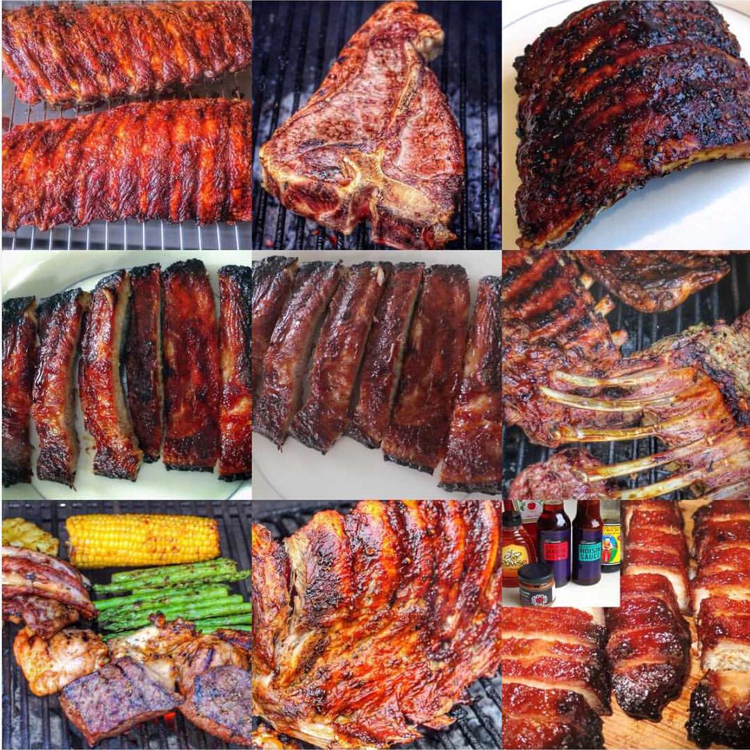 1080x1080, 197 Kb / ребра, барбекю, соус, гриль, кукуруза