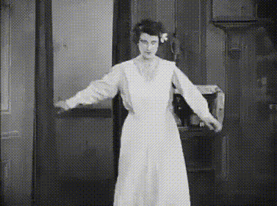 400x298, 514 Kb / гиф, кипиш, ч/б