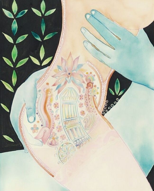 650x807, 71 Kb / член, палец, анус, рисунок, секс