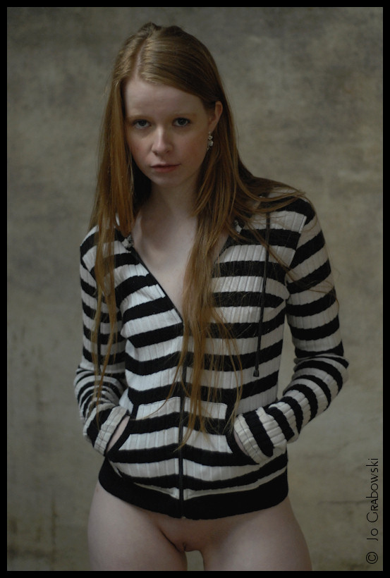 553x820, 108 Kb / кофточка, рыжая, jodeviant, полоски