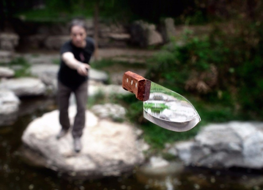 850x615, 112 Kb / нож, полёт, летит