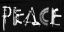peace, оружие, надпись