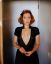 Gillian Anderson, платье, декольте, рыжая