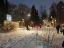 Новосибирск, Новый год, огни, парк