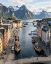 Alesund, Norway, Олесунн, Норвегия, порт, рыбаки, катер, лодка, канал, мост, горы, набережная, архитектура, фьорд