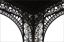 Эйфелева башня, кружева, трусы, ракурс, ч/б