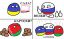 хохлы, бульбаши, москали, countryballs, кантриболз