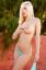 Bibi Jones Stripping Outside, блондинка, девушка,