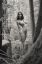 лес, ч/б