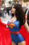 косплей, супермен, супервумен, костюм, брюнетка