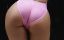 попа, мокрая, розовые, трусы
